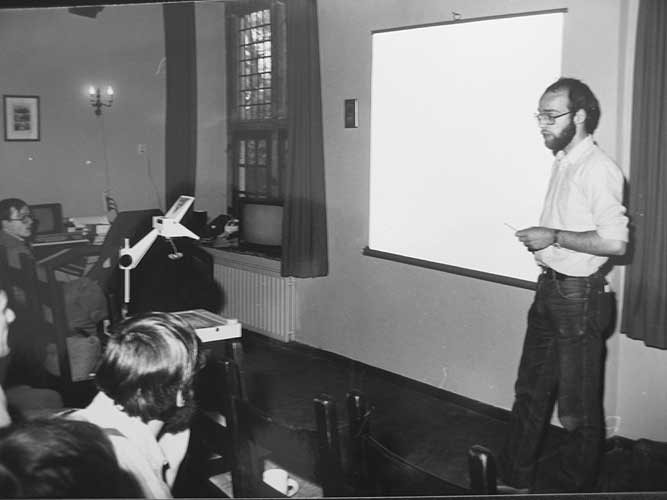 Carl Johannink giving his talk (credit Carl Johannink).