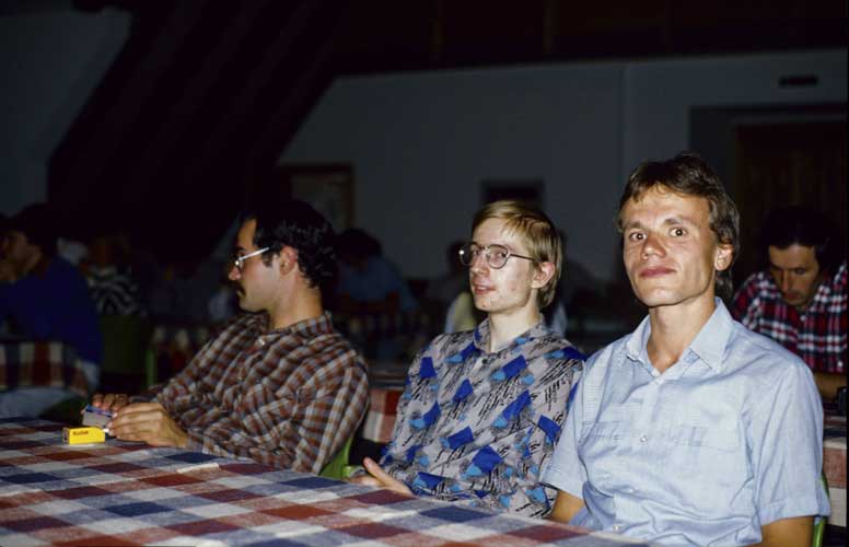 The audience from l.to r. André Knöfel, Rainer Arlt, Ralf Koschack and Korlevic Korado behind Ralf (credit Axel Haas).