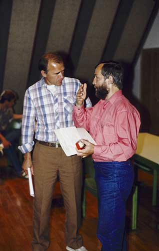 Gennadij Andreev and Jürgen Rendtel (credit Axel Haas).
