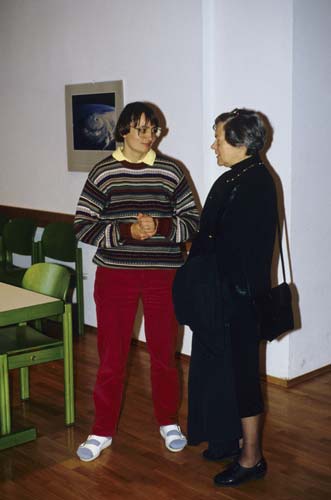 Irmgard Schmidt and Hélène Hedreul (credit Axel Haas).