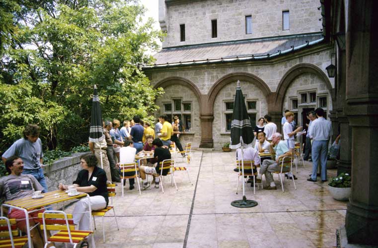 IMC participants during a coffee break (credit Paul Roggemans).