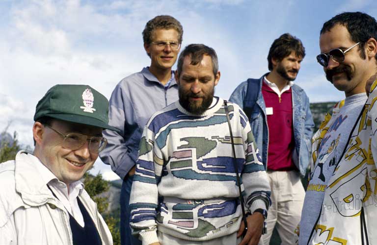 Marc Gyssens, Sirko Molau, Jürgen Rendtel, Roland Egger and André Knöfel (credit Axel Haas).