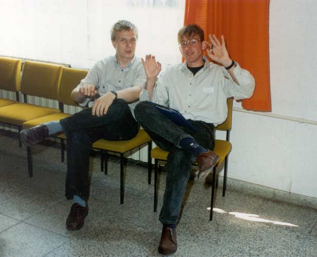 Mirko Nitschke and Felix Bettonvil (credit Casper ter Kuile).