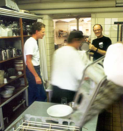 Sirko Molau and Casper ter Kuile in the kitchen (credit Casper ter Kuile).