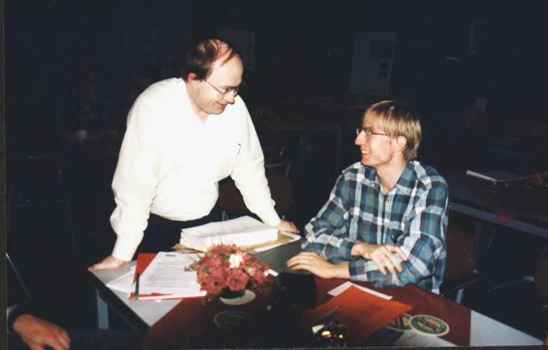 Marc Gyssens and Rainer Arlt (credit unknown photographer, image provided by Valentin velkov).