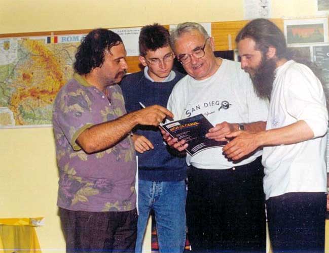 Andrei Dorian Gheorge, Gelu Claudiu Radu, Zdnenek Ceplecha and Valentin Grigore (credit Valentin Grigore).