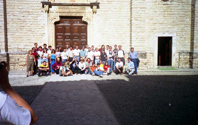 During the 1999 group photo (credit Enrico Stomeo).