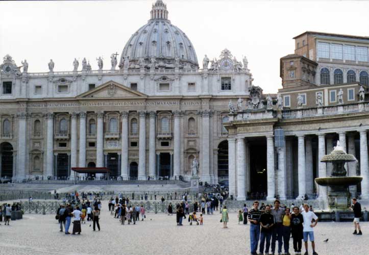 Post IMC sightseeing in Rome, the Vatican (credit unknown photographer, image provided by Valentin Velkov).