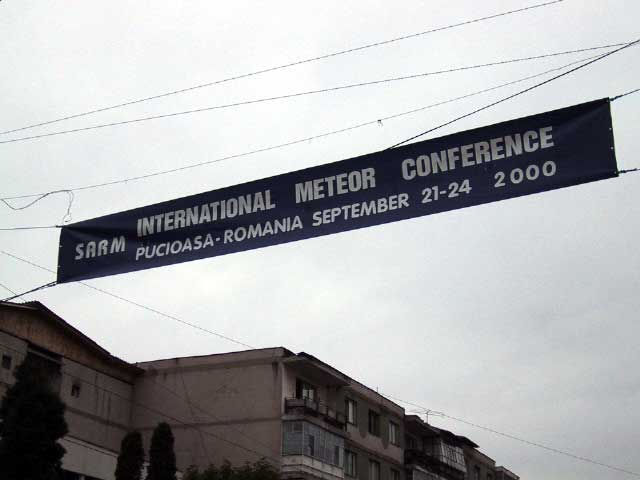 Arrival at the IMC 2000 in Pucioasa (credit Casper ter Kuile).