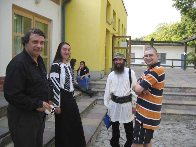 From l.to r. Andrei Dorian Gheorge, Adriana Nicolae, Valentin Grigore and Ionut-Titus Ilesoi (credit Casper ter Kuile).