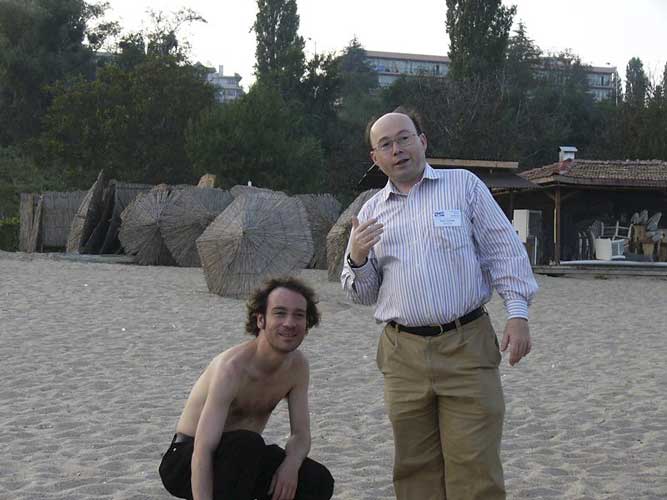 The Beach boys: Cis Verbeeck and Marc Gyssens (credit Rainer Arlt).