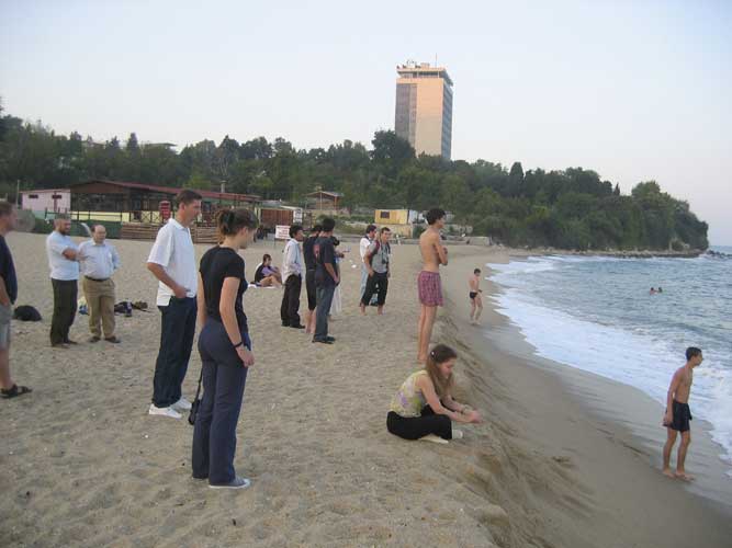 Enjoying the Black Sea (credit Casper ter Kuile).