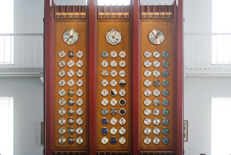 Inside the clockwork museum (credit Rainer Arlt).