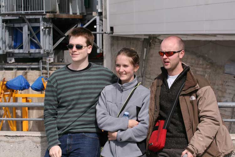 Geert Barentsen, Lucie Maquet and Jonathan McAuliffe (credit Luc Bastiaens).