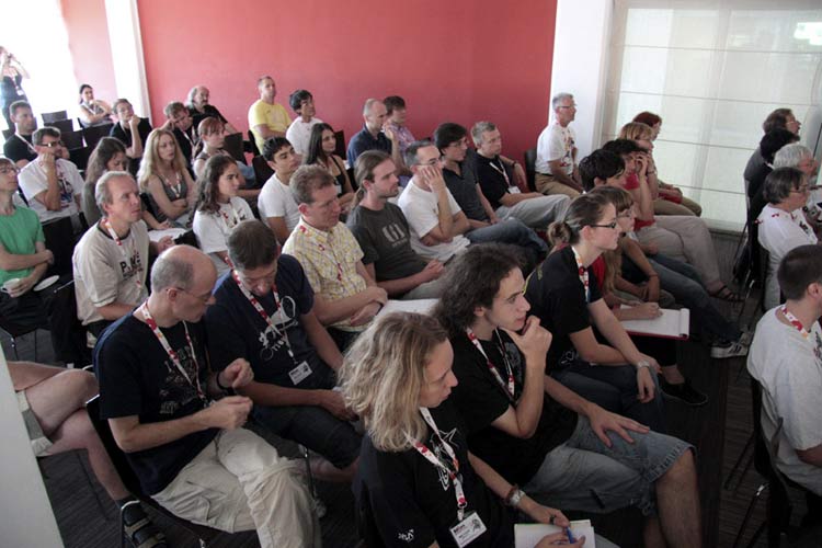 The audience during the talk of Cis Verbeeck (credit Korado Korlević).