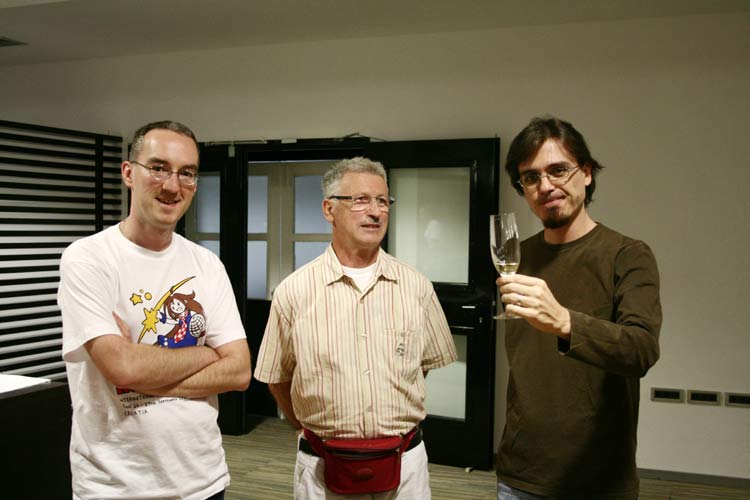 From l.to r. Tom Roelandts, Stane Slavec and Antonio Martínez Picar (credit Valentin Grigore).