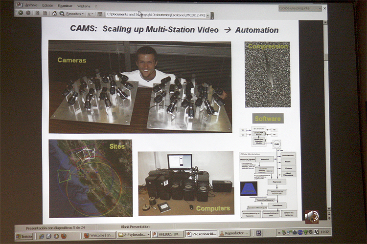 Peter Gural: 'First Year Results from the CAMS System' (credit Bernd Brinkmann).