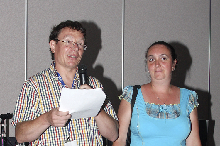 At the occasion of their marriage Adriana and Paul Roggemans offered a reception during the poster session (credit Bernd Brinkmann).