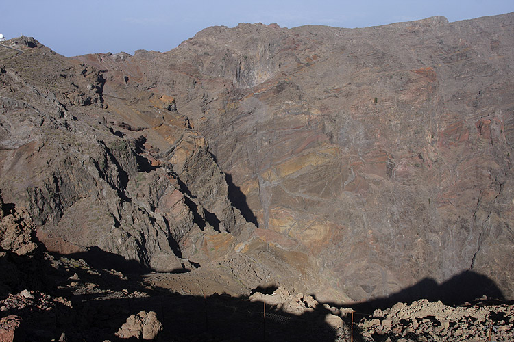 During the excursion: view in the caldera (credit Bernd Brinkmann).