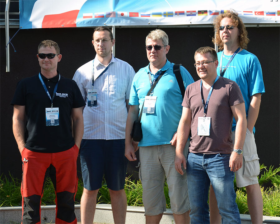 Ready for the excursion: Stanislav Kaniansky, Matej Korec, Roman Piffl, Richard Kacerek and Jakub Koukal. (credit Axel Haas).
