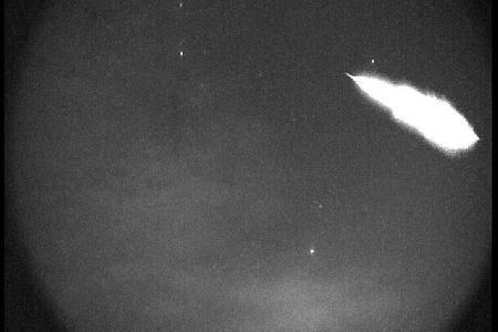 Geminid Fireball. uploaded by Bill Ward