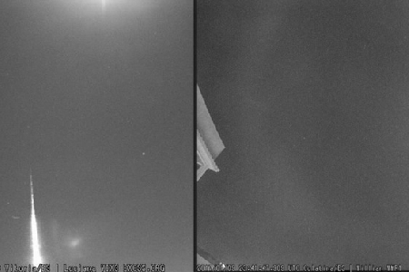 Fireball captured on video by Exoss stations on Espirito Santo's Brazilian s uploaded by Eduardo P.  Santiago