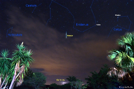 Clouds, Lightning, Stars and a Meteor uploaded by Marcelo Zurita