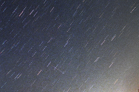 Two Perseids 2015 uploaded by Peter C. Slansky