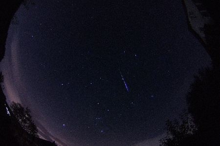 Bright sporadic meteor uploaded by Axel Trettin