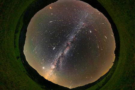 Perseids 2020 over Poloniny Dark Sky Reserve uploaded by Tomas Slovinsky