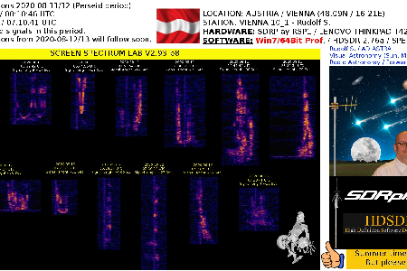 Strong signals or reflections 2020-08-11/12 (Perseid period) uploaded by Rudolf Sanda