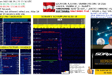 An interesting signal from 2020-08-29 / 21:33:36 UTC uploaded by Rudolf Sanda