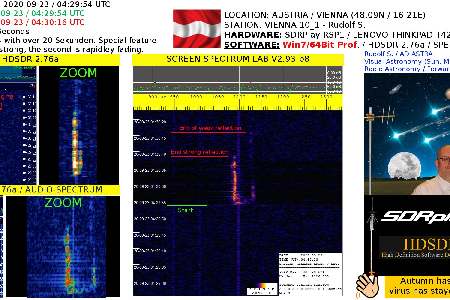 An interesting signal from 2020-09-23 / 04:29:54 UTC uploaded by Rudolf Sanda