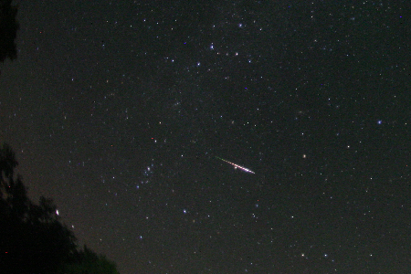 Perseid fireball uploaded by Zsolt Pető