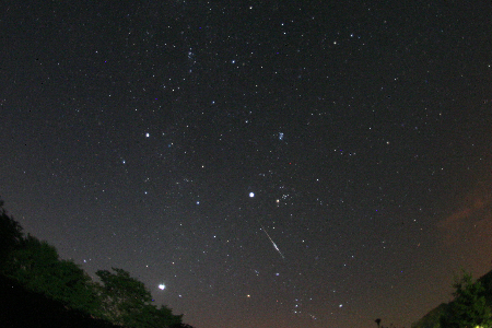 Late Perseid fireball uploaded by Zsolt Pető