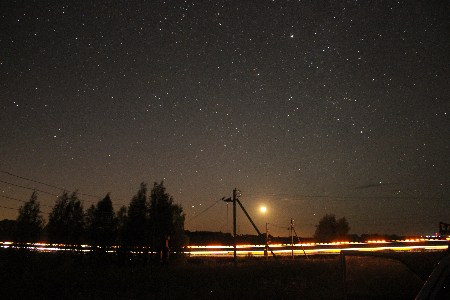Perseid on August 12, 20:36 UT uploaded by Oleg Tarasov