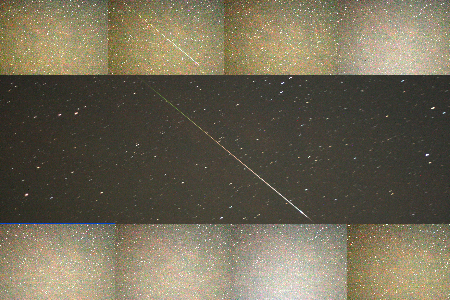 Persistent trail of Perseid on August 12 19:21 UT uploaded by Oleg Tarasov