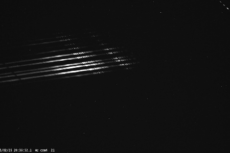 Fe meteor spectrum uploaded by Bill Ward