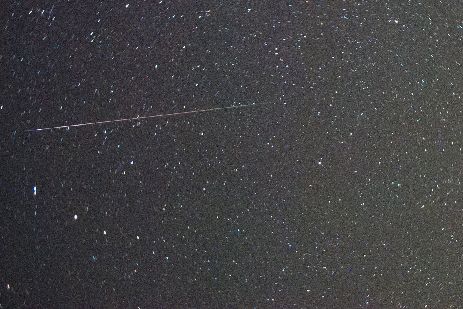 A -3 magnitude Perseid shoots into Ursa Minor on August 12, 2013 at 23:18 UT. Photo taken by Klemen Čotar from Medvedje Brdo, Slovenia. Nikon D3000, 18-mm f/3.5, ISO 1600, 148 s exposure.