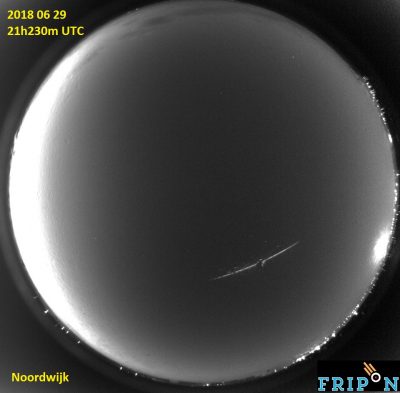 Detection by the FRIPON camera at ESTEC, Noordwijk, NL.