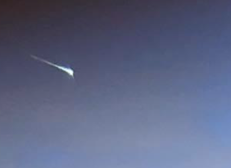 Figure 2- Cropped image of the March 20,2021, ~14h 53min UT fireball captured from Jersey island. Credit: Emma O.