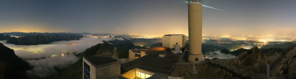 Fireball captured by a webcam on the Säntis Schwebebahn. Copyright Säntis Schwebebahnen AG 