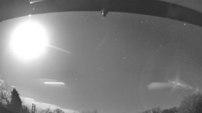 Figure 4b- January 13th, 2023, 02h 15min UT fireball captured by UK0069 UKMON video station. Credit: UKMON