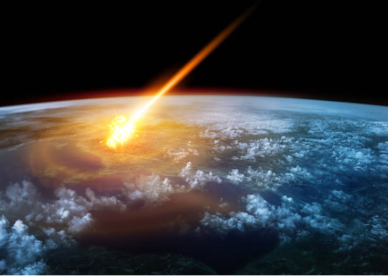 On February 13, 2023, around 02h 59min UT, a 1-m diameter asteroid, Sar2667, will enter the atmosphere above the Channel, producing a nice fireball. Credit: iStock images